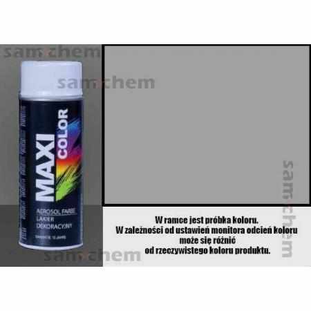 SAMCHEM Farba SPRAY RAL: 9006 BIAŁA ALUMINIOWA Maxi Color 400ML maxi color Farby w sprayu Farba SPRAY RAL: 9006 BIAŁA ALUMIN