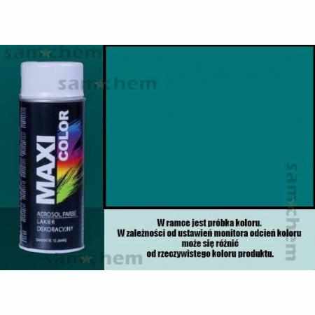 SAMCHEM Farba SPRAY RAL: 5021 TURKUSOWY maxi color 400ML maxi color Farby w sprayu Farba SPRAY RAL: 5021 TURKUSOWY maxi colo