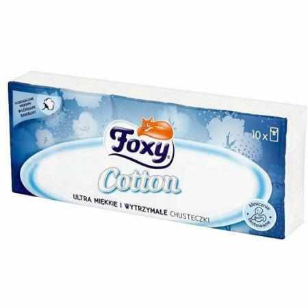 SAMCHEM FOXY COTTON CHUSTECZKI HIGIENICZNE MIĘKKIE FOXY Strona główna FOXY COTTON CHUSTECZKI HIGIENICZNE MIĘKKIE