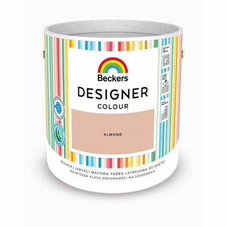SAMCHEM Beckers DESIGNER ALMOND 2.5L Beckers Farby Beckers DESIGNER ALMOND 2.5L - lateksowa dobrze zmywalna farba o matowym SAMCHEM Beckers DESIGNER ALMOND 2.5L Beckers Farby Beckers DESIGNER ALMOND 2.5L - lateksowa dobrze zmywalna farba o matowym