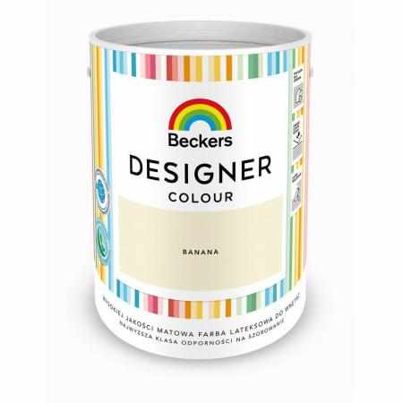SAMCHEM Beckers DESIGNER BANANA 5L Beckers Farby Beckers DESIGNER BANANA 5L - lateksowa dobrze zmywalna farba o matowym wyko SAMCHEM Beckers DESIGNER BANANA 5L Beckers Farby Beckers DESIGNER BANANA 5L - lateksowa dobrze zmywalna farba o matowym wyko