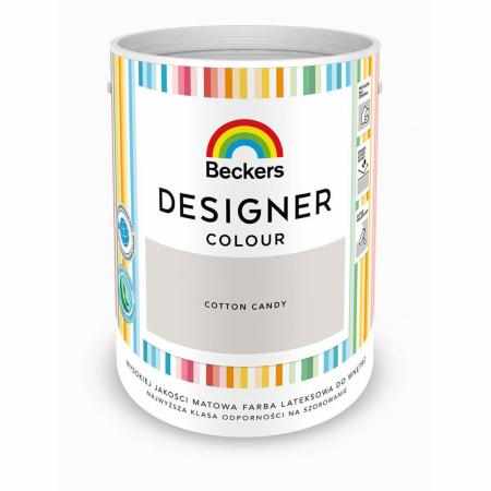 SAMCHEM Beckers DESIGNER COTTON CANDY 5L Beckers Farby Beckers DESIGNER COTTON CANDY 5L - lateksowa dobrze zmywalna farba o 