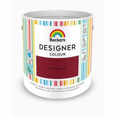 SAMCHEM Beckers DESIGNER DARK RASPBERRY 2.5L Beckers Farby Beckers DESIGNER DARK RASPBERRY 2.5L - lateksowa dobrze zmywalna 