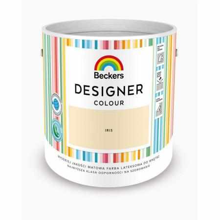 SAMCHEM Beckers DESIGNER IRIS 2.5L Beckers Farby Beckers DESIGNER IRIS 2.5L - lateksowa dobrze zmywalna farba o matowym wyko