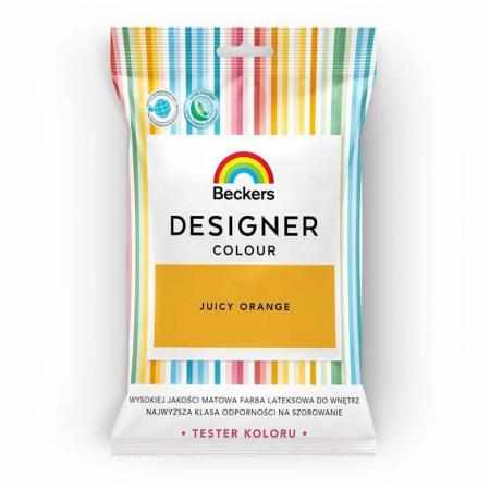 SAMCHEM TESTER BECKERS DESIGNER JUICY ORANGE Beckers Farby Zapraszamy do zakupu testera farby lateksowej Beckers DESIGNER JU