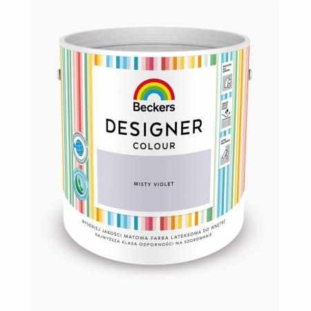 SAMCHEM Beckers DESIGNER MISTY VIOLET 2.5L Beckers Farby Beckers DESIGNER MISTY VIOLET 2.5L - lateksowa dobrze zmywalna farb