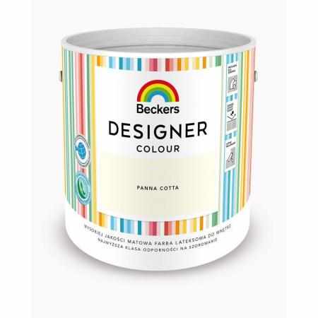 SAMCHEM Beckers DESIGNER PANNA COTTA 2.5L Beckers Farby Beckers DESIGNER PANNA COTTA 2.5L - lateksowa dobrze zmywalna farba 