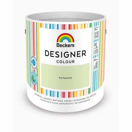 SAMCHEM Beckers DESIGNER PISTACHIO 2.5L Beckers Farby Beckers DESIGNER PISTACHIO 2.5L - lateksowa dobrze zmywalna farba o ma