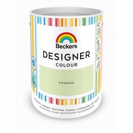 SAMCHEM Beckers DESIGNER PISTACHIO 5L Beckers Farby Beckers DESIGNER PISTACHIO 5L - lateksowa dobrze zmywalna farba o matowy