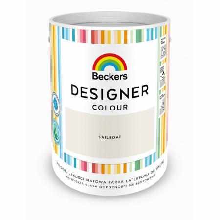 SAMCHEM Beckers DESIGNER SAILBOAT 5L Beckers Farby Beckers DESIGNER SAILBOAT 5L - lateksowa dobrze zmywalna farba o matowym 
