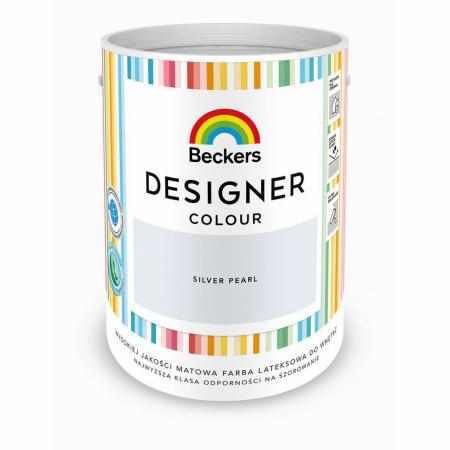 SAMCHEM Beckers DESIGNER SILVER PEARL 5L Beckers Farby Beckers DESIGNER SILVER PEARL 5L - lateksowa dobrze zmywalna farba o 