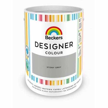 SAMCHEM Beckers DESIGNER STONY GREY 5L Beckers Farby Beckers DESIGNER STONY GREY 5L - lateksowa dobrze zmywalna farba o mato SAMCHEM Beckers DESIGNER STONY GREY 5L Beckers Farby Beckers DESIGNER STONY GREY 5L - lateksowa dobrze zmywalna farba o mato
