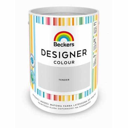 SAMCHEM Beckers DESIGNER TENDER 5L Beckers Farby Beckers DESIGNER TENDER 5L - lateksowa dobrze zmywalna farba o matowym wyko