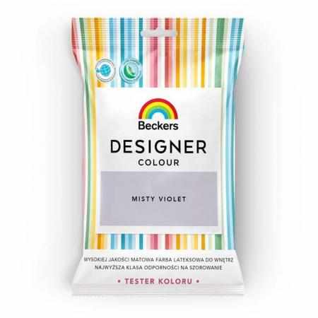 SAMCHEM TESTER BECKERS DESIGNER MISTY VIOLET Beckers Farby Zapraszamy do zakupu testera farby lateksowej Beckers DESIGNER MI
