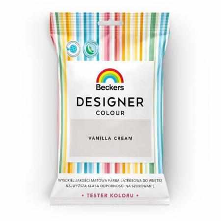 SAMCHEM TESTER BECKERS DESIGNER VANILLA CREAM Beckers Farby Zapraszamy do zakupu testera farby lateksowej Beckers DESIGNER V
