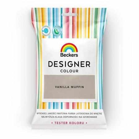 SAMCHEM TESTER BECKERS DESIGNER VANILLA MUFFIN Beckers Farby Zapraszamy do zakupu testera farby lateksowej Beckers DESIGNER 