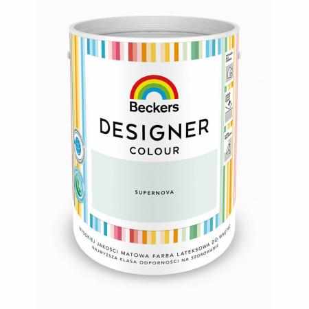 SAMCHEM Beckers DESIGNER SUPERNOVA 5L Beckers Farby Beckers DESIGNER SUPERNOVA 5L - lateksowa dobrze zmywalna farba o matowy