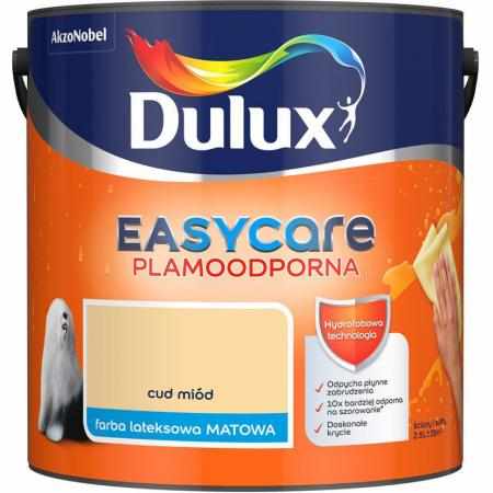 SAMCHEM CUD MIÓD 2.5L DULUX EASYCARE DULUX Farby CUD MIÓD 2.5L DULUX EASYCARE Wydajność: 14 m2/LCzas schnięcia: 2 HAplikacja