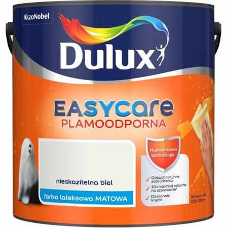 SAMCHEM EASYCARE NIESKAZITELNA BIEL 2.5L DULUX DULUX Farby EASYCARE NIESKAZITELNA BIEL 2.5L DULUX Wydajność: 14 m2/LCzas sch
