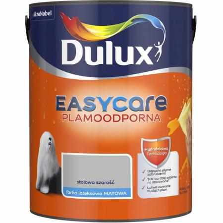 SAMCHEM STALOWA SZAROŚĆ 5L DULUX EASYCARE DULUX Farby STALOWA SZAROŚĆ 5L DULUX EASYCARE Wydajność: 14 m2/LCzas schnięcia: 2 