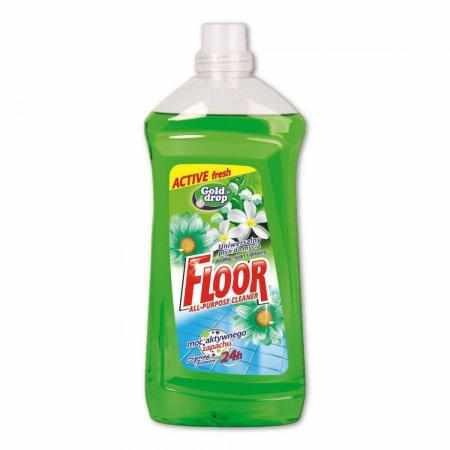 SAMCHEM FLOOR SPRING FLOWERS PŁYN UNIWERSALNY 1,5L GOLD Drop Do podłóg FLOOR SPRING FLOWERS PŁYN UNIWERSALNY 1,5L