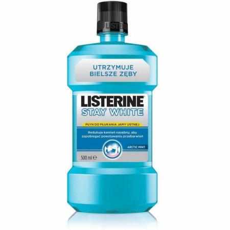 SAMCHEM LISTERINE STAY WHITE PŁYN DO UST 500ML LISTERINE Strona główna LISTERINE STAY WHITE PŁYN DO UST 500ML