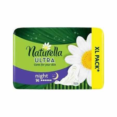 SAMCHEM NATURELLA ULTRA NIGHT 31 CM PODPASKI 14 SZT. NATURELLA Strona główna Podpaski Naturella Ultra Night Camomile, ze skr
