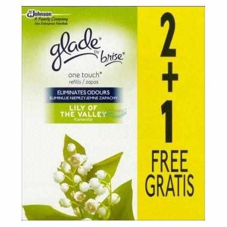 SAMCHEM Glade Touch & Fresh Muguet Zapas do odświeżacza powietrza 3 x 10 ml GLADE Strona główna GLADE BY BRISE MINI SPRAY WK
