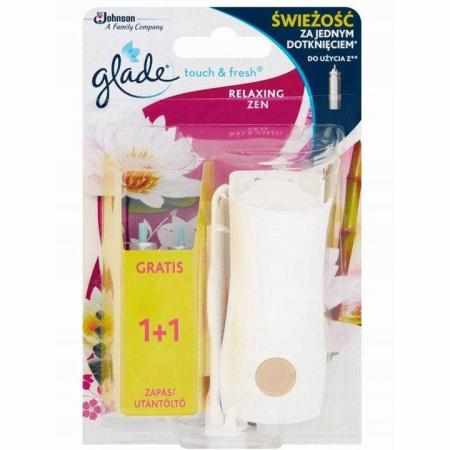 SAMCHEM Glade Touch & Fresh Relaxing Zen Skoncentrowany odświeżacz powietrza 2 x 10 ml GLADE Strona główna Glade Brise Mini 