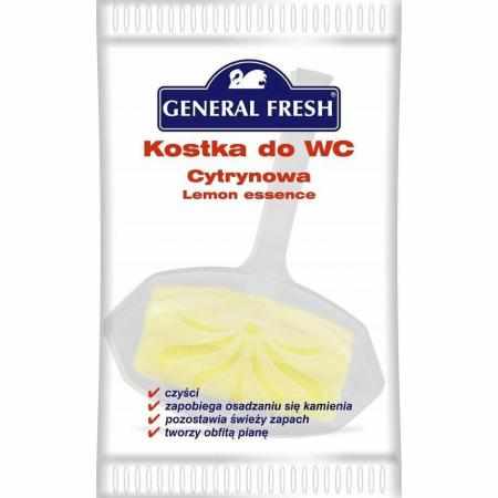 SAMCHEM GENERAL FRESH KOSTKA DO WC CYTRYNA 30G GENERAL FRESH Zawieszki, płyny i żele do toalet GENERAL FRESH KOSTKA DO WC CY