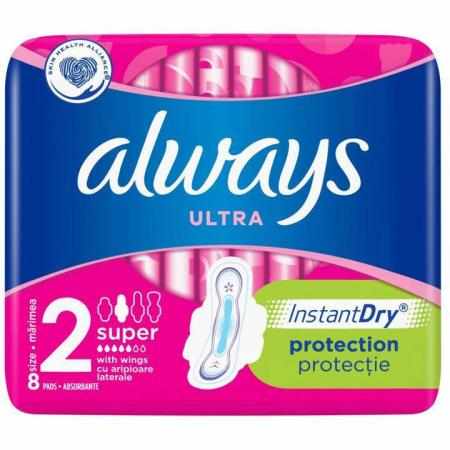 SAMCHEM ALWAYS ULTRA SUPER PLUS PODPASKI 8 SZT ALWAYS Strona główna ALWAYS ULTRA SUPER PLUS PODPASKI 8 SZT