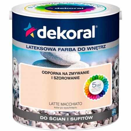 SAMCHEM AKRYLIT W LATTE MACCHIATO 2.5L DEKORAL Farby AKRYLIT W / MOC KOLORU LATTE MACCHIATO 2.5LW 2021 roku seria kolorowych SAMCHEM AKRYLIT W LATTE MACCHIATO 2.5L DEKORAL Farby AKRYLIT W / MOC KOLORU LATTE MACCHIATO 2.5LW 2021 roku seria kolorowych