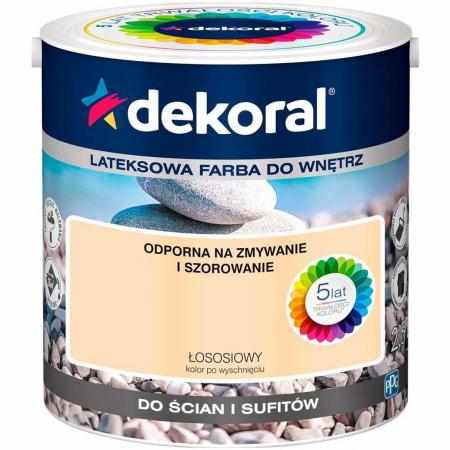 SAMCHEM AKRYLIT W ŁOSOSIOWY 2.5L DEKORAL Farby AKRYLIT W / MOC KOLORU ŁOSOSIOWY 2.5LW 2021 roku seria kolorowych farb Akryli
