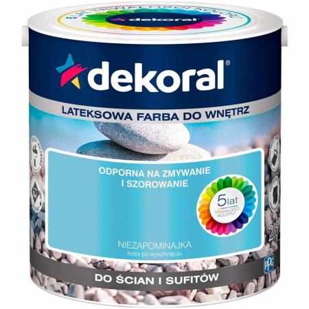 SAMCHEM AKRYLIT W NIEZAPOMINAJKA 2.5L DEKORAL Farby AKRYLIT W / MOC KOLORU NIEZAPOMINAJKA 2.5LW 2021 roku seria kolorowych f
