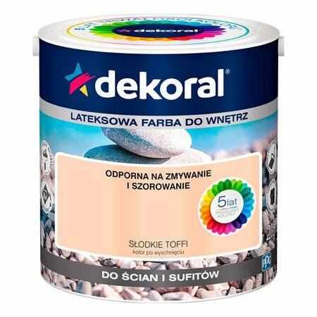 SAMCHEM AKRYLIT W SŁODKIE TOFFI 2.5L DEKORAL Farby AKRYLIT W / MOC KOLORU SŁODKIE TOFFI 2.5LW 2021 roku seria kolorowych far SAMCHEM AKRYLIT W SŁODKIE TOFFI 2.5L DEKORAL Farby AKRYLIT W / MOC KOLORU SŁODKIE TOFFI 2.5LW 2021 roku seria kolorowych far
