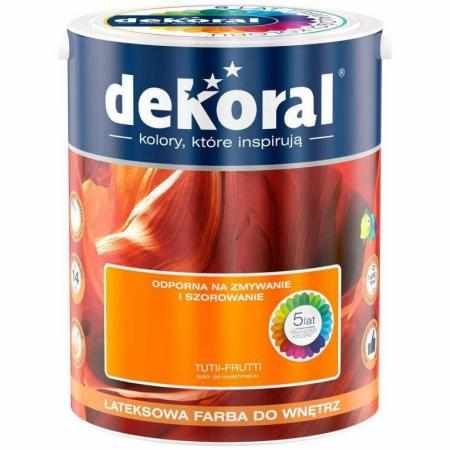 SAMCHEM AKRYLIT W TUTTI FRUTTI 5L DEKORAL Farby AKRYLIT W / MOC KOLORU TUTTI FRUTTI 5LW 2021 roku seria kolorowych farb Akry