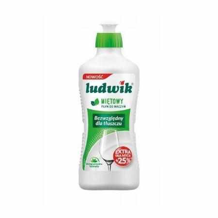 SAMCHEM LUDWIK PŁYN DO MYCIA NACZYŃ MIĘTOWY 450G Ludwik Płyny do naczyń LUDWIK PŁYN DO MYCIA NACZYŃ MIĘTOWY 450G