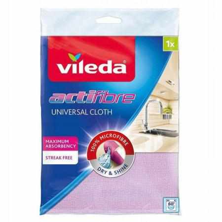 SAMCHEM VILEDA ACTIFIBRE ŚCIERECZKA 29X29 CM VILEDA Ściereczki myjki i gąbki Actifibre to ściereczka nowej generacji, której