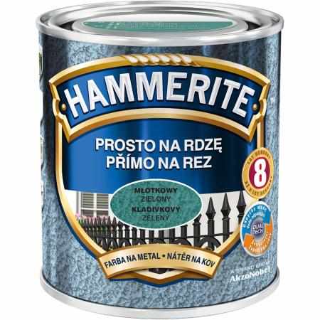 SAMCHEM HAMMERITE 0.7L MŁOTKOWY ZIELONY Hammerite Emalie do metalu, drewna i betonu. Emalia antykorozyjna bezpośrednio na rd