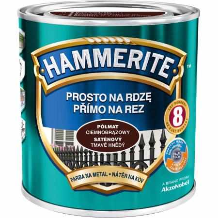 SAMCHEM HAMMERITE 0.7L PÓŁMAT CIEMNOBRĄZOWY Hammerite Emalie do metalu, drewna i betonu. Emalia antykorozyjna bezpośrednio n SAMCHEM HAMMERITE 0.7L PÓŁMAT CIEMNOBRĄZOWY Hammerite Emalie do metalu, drewna i betonu. Emalia antykorozyjna bezpośrednio n