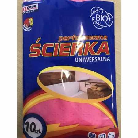 SAMCHEM ELGOGA ŚCIERKA PERFOROWANA 10 SZT ELGOGA Ściereczki myjki i gąbki ELGOGA ŚCIERKA PERFOROWANA 10 SZT