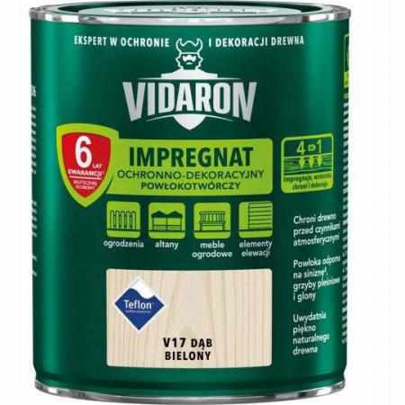 SAMCHEM VIDARON IMPREGNAT DĄB BIELONY V17 2.5 L Vidaron Impregnat do drewna VIDARON IMPREGNAT DĄB BIELONY V17 2.5 L wydajnoś