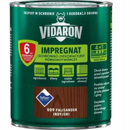 SAMCHEM VIDARON IMPREGNAT PALISANDER INDYJSKI V09 4.5L Vidaron Impregnat do drewna VIDARON IMPREGNAT PALISANDER INDYJSKI V09