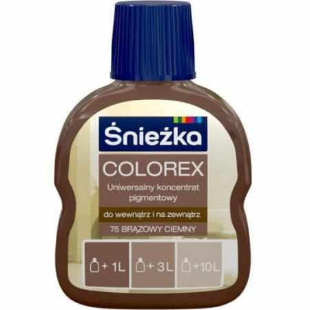 SAMCHEM Pigment COLOREX barwnik brązowy ciemny Śnieżka Strona główna Pigment COLOREX barwnik brązowy ciemny zastosuj go zgod