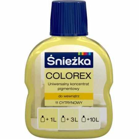 SAMCHEM Pigment COLOREX barwnik cytrynowy Śnieżka Strona główna Pigment COLOREX barwnik cytrynowy zastosuj go zgodnie z inst
