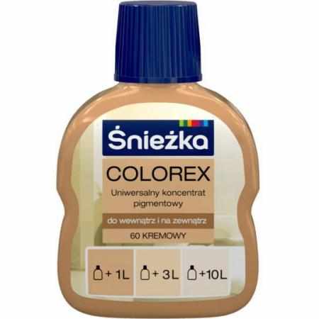 SAMCHEM Pigment COLOREX barwnik kremowy Śnieżka Strona główna Pigment COLOREX barwnik kremowy zastosuj go zgodnie z instrukc