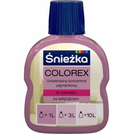 SAMCHEM Pigment COLOREX barwnik wrzosowy Śnieżka Strona główna Pigment COLOREX barwnik wrzosowy zastosuj go zgodnie z instru
