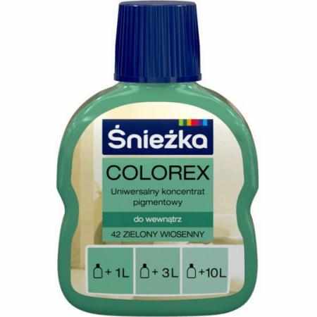 SAMCHEM Pigment COLOREX barwnik zielony wiosenny Śnieżka Strona główna Pigment COLOREX barwnik zielony wiosenny zastosuj go 