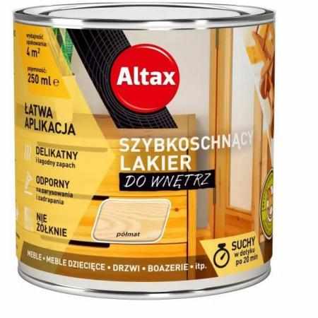 SAMCHEM Altax Lakier szybkoschnący (wodny) do wnętrz 0,25L półmat Altax Strona główna Altax Lakier szybkoschnący (wodny) do 