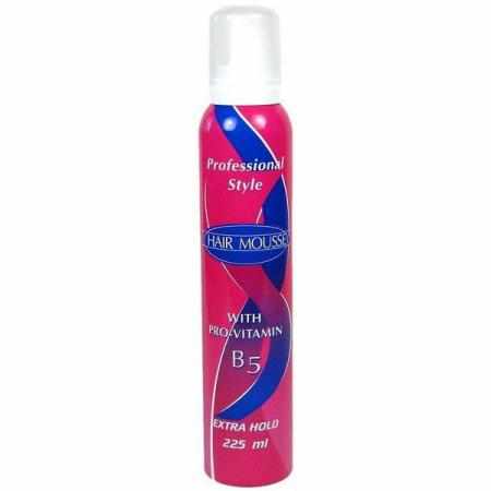 SAMCHEM Professional Style pianka do włosów Extra Hold 225ml Stylizacja włosów Professional Style pianka do włosów Extra Ho